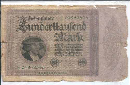 Germania 1923 banconota - 1923, da