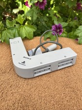PS1 Multitap Grigio per 4 Giocatori Lettore Controller Sony PlayStation SCPH-1070