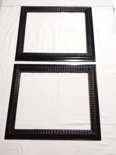 COPPIA CORNICI FINE '800 - INIZI '900 IN LEGNO TIPO GUILLOCHE'