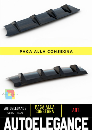 🔥Diffusore posteriore nero