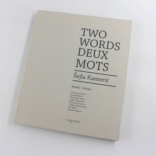 Two words deux mots book - two,