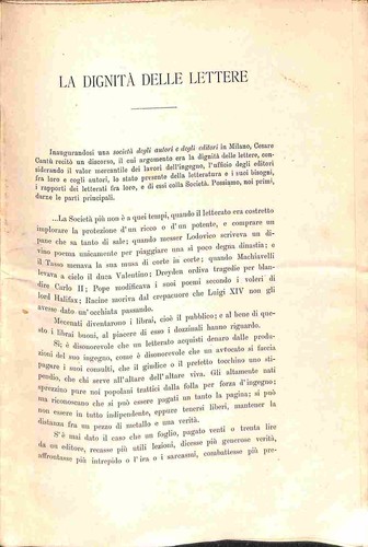 Cesare cantu dignita - cesare, la
