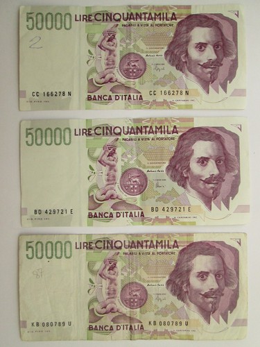 Banconote 000 lire pezzi - banconote,