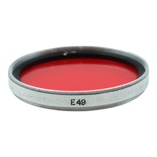 E49 rosso filtro colore 49mm - e49,