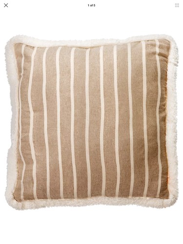 Cuscino beige autentico - cuscino,