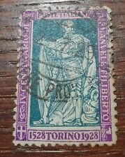 1928 Emanuele Filiberto 5 lire - Certificato Cilio -