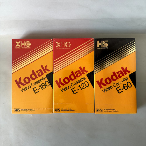 Videocassette kodak 120 - 3x,