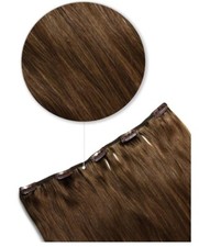 vera clip extension capelli umani - marrone chiaro