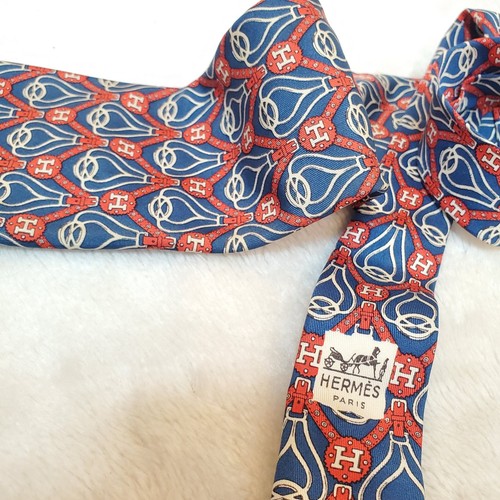 Cravatta hermes vintage seta - vintage,