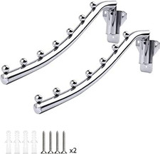 2 Pezzi Appendiabiti Da Parete