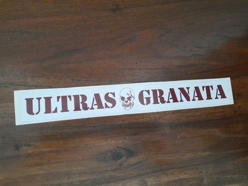 Adesivo sticker ultras - adesivo, granata