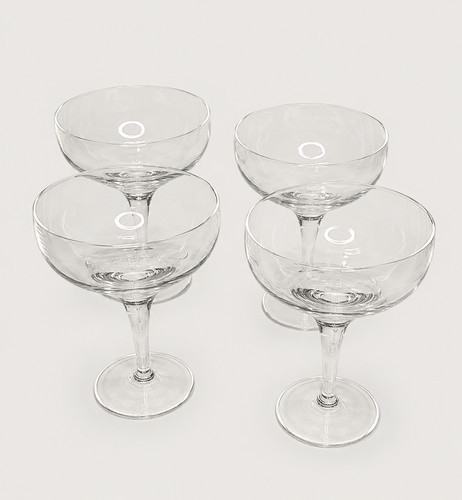 Set calici vintage - 4, champagne