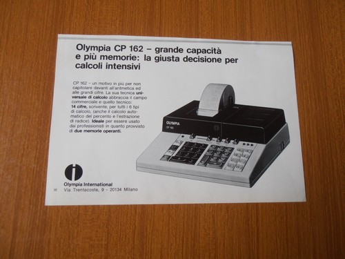 1976 calcolatore olympia - 1976,