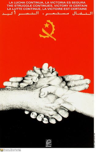Poster politico ospaal angola - poster,