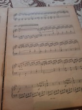 spartito musicale antico per pianoforte edizioni G.Ricordi &C.Milano 12 sonatine