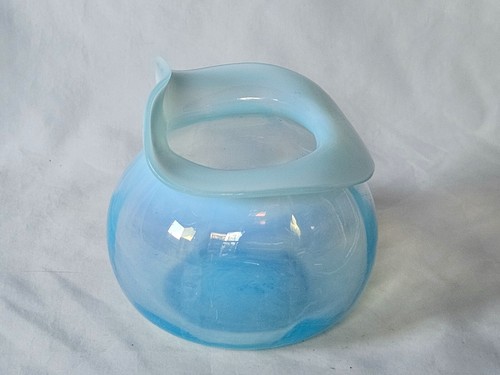Vaso posa opalino blu - vaso,