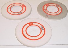 Lot de 3 meules plates TYROLIT Ø 200 mm - ép 10 mm - Ø alésage 75 mm - NEUVES