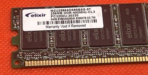 Memoria ram 256mb ddr - memoria,