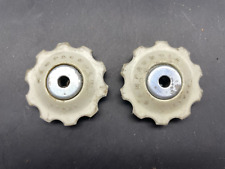 VINTAGE CAMPAGNOLO ROLLERS REAR DERAILLEUR WHITE SUPER NUOVO RECORD DISK PULLEY