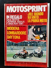 MOTOSPRINT  3/1972 PROVA