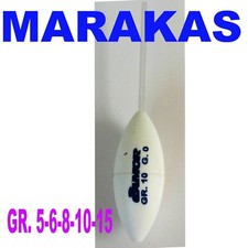 MARACAS MARAKAS BOMBARDA TROTA LAGO GALLEGGIANTE PIOMBATO PESCA TROTA AGUGLIA  