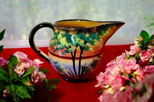Brocca terracotta smaltata - in,