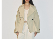 Zara TRENCH COAT CORTO CON