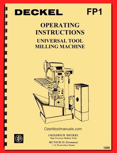 Deckel modello fp1 utensile - deckel,