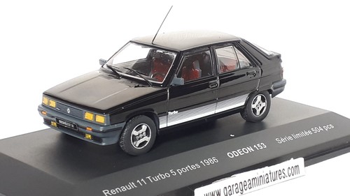 Renault r11 turbo noire - renault, 5