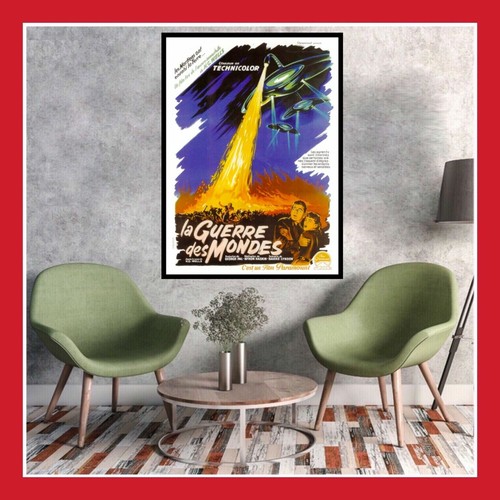 Toile coton affiche cinema - toile,