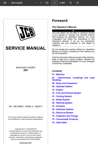 Jcb 2dx retroescavatore - jcb,