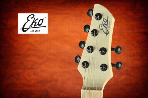 Eko decal headstock black - ,