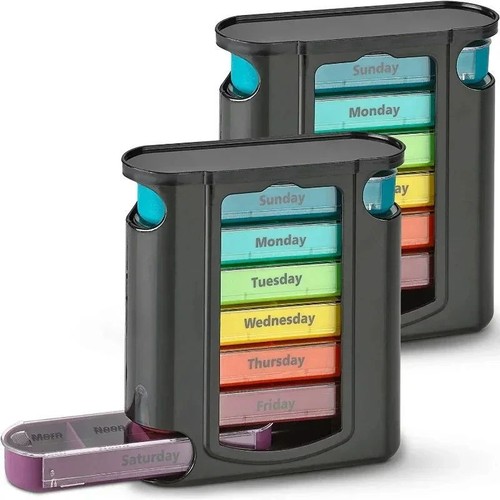 Days pill box portable - days,