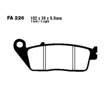 Pastiglia freno anteriore EBC