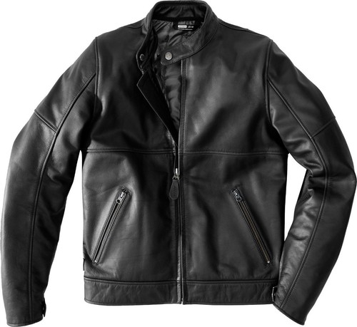 Giacca pelle moto - in,