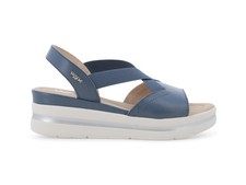 Melluso Sandalo in Pelle Blu
