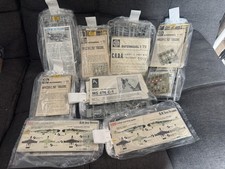 Lotto 9 modellini kit aerei