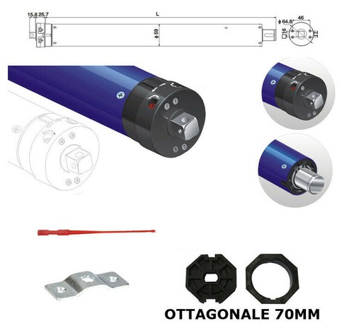 Motore elettrico avvolgibile - elettrico,