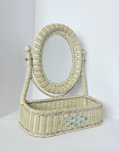 Specchio cesto vintage in - e,