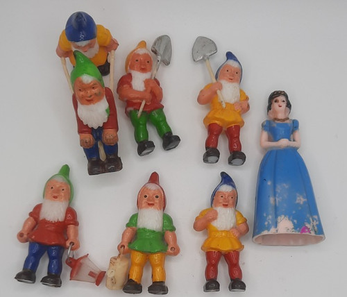 Cake topper biancaneve sette - topper,