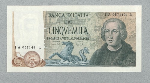 Italia 5000 lire - 5000, 1973,