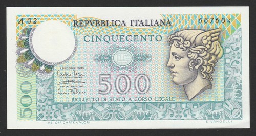 Italia banconota 1979 - italia, 500