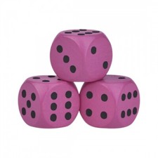 Cubetti Di Legno - 30Mm - Rosa