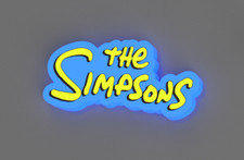 The Simpsons Lighted Sign LED