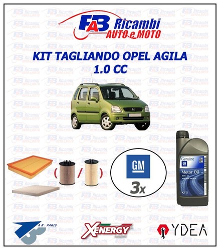 Kit tagliando opel agila 0cc - tagliando,