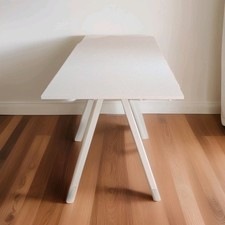 ?Tavolo/ScrivaniaBianco Moderno 160x80 cm –  Gangio Appendi ? – Stile Minimal 
