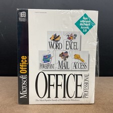 Dischi Microsoft Office Professional versione 4.3 HD 3.5" sigillati in fabbrica