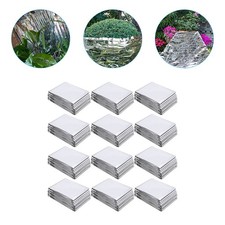 12 Fogli Pellicola Riflettente per Giardinaggio Serra Uso Emergenza