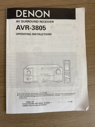 Denon avr 3805 ricevitore - ricevitore, av