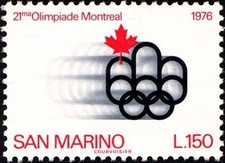 SAN MARINO 1976 Olimpiadi di